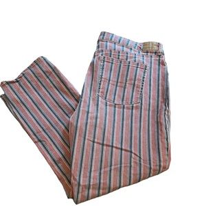 American Eagle Striped Stretch Jeans